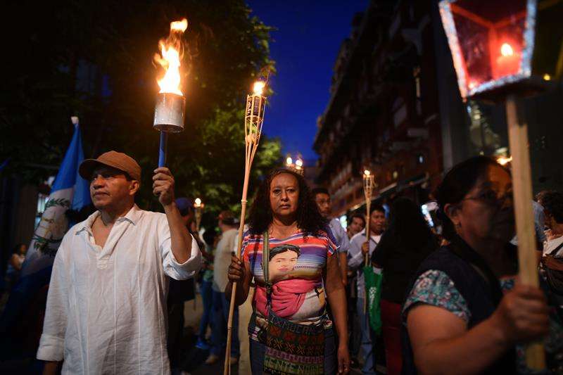 Protestas en Honduras. Foto/EFE