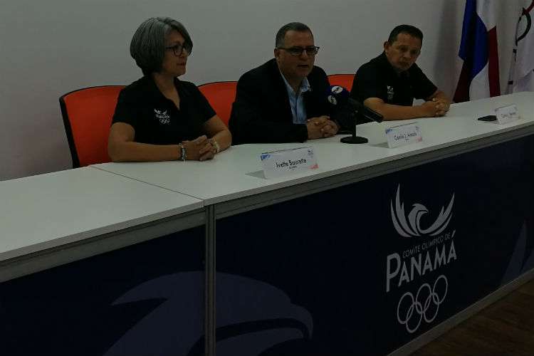 Camilo Amado, presidente del Comité Olímpico de Panamá (COP) durante el informe de los juegos. Foto: COP