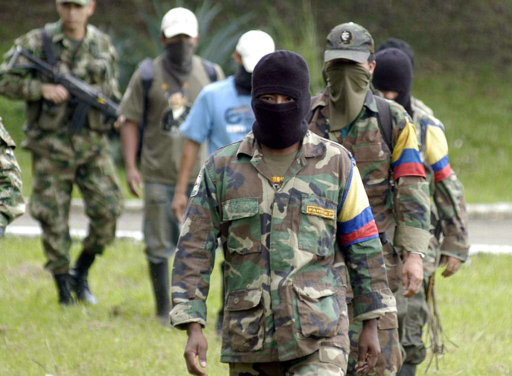 Guerrilleros de las FARC en Colombia. Foto: AP