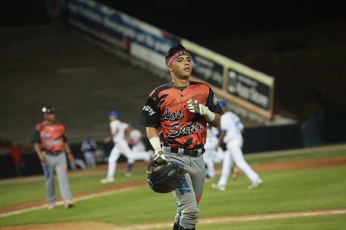 Adrián Montero es una pieza clave en la novena de Los Santos. / Foto: Anayansi Gamez