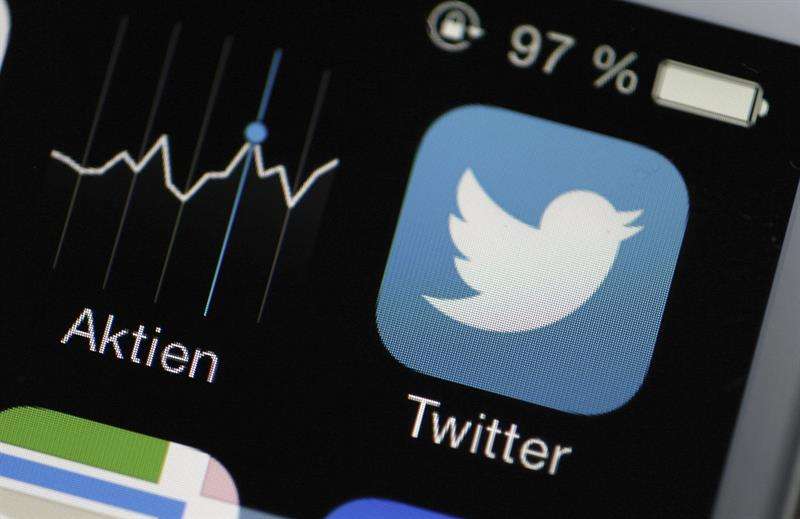 Por primera vez, Twitter desgranó su número de usuarios diarios: 126 millones en el cuarto trimestre de 2018. EFE/Archivo