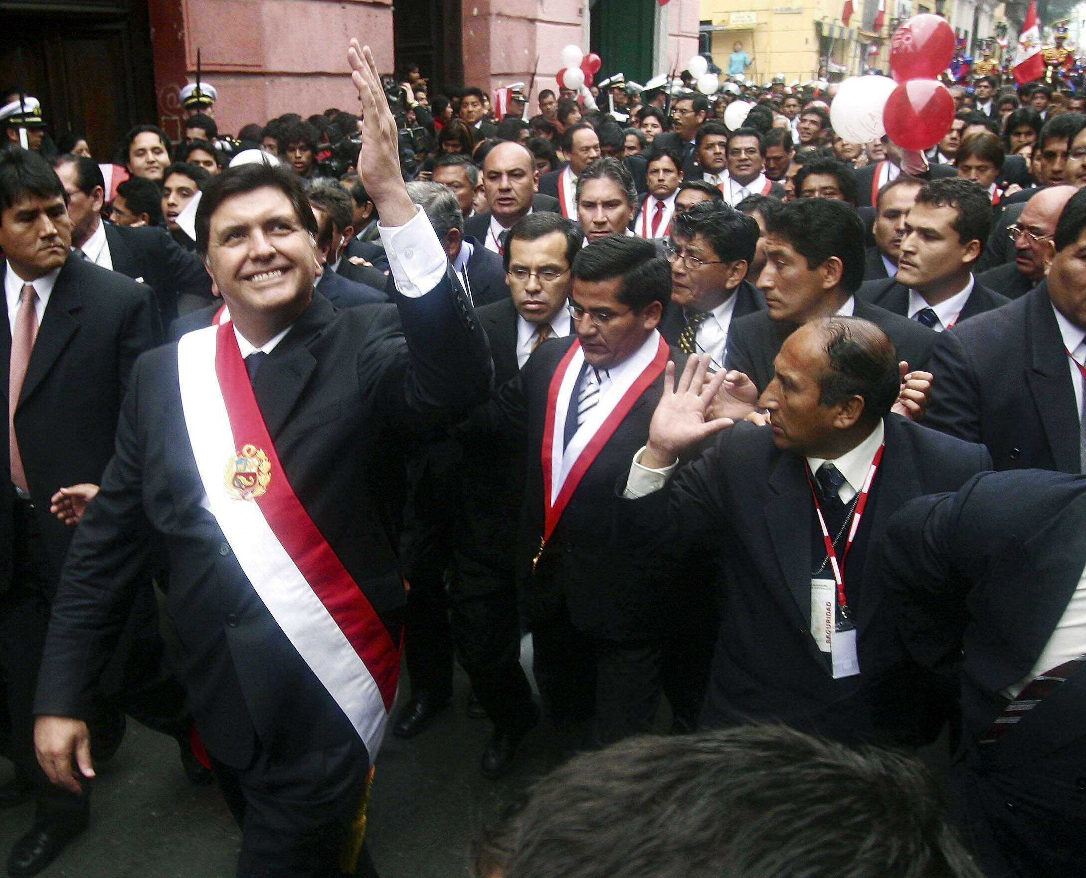 El expresidente peruano Alan García (1985-1990 y 2006-2011).