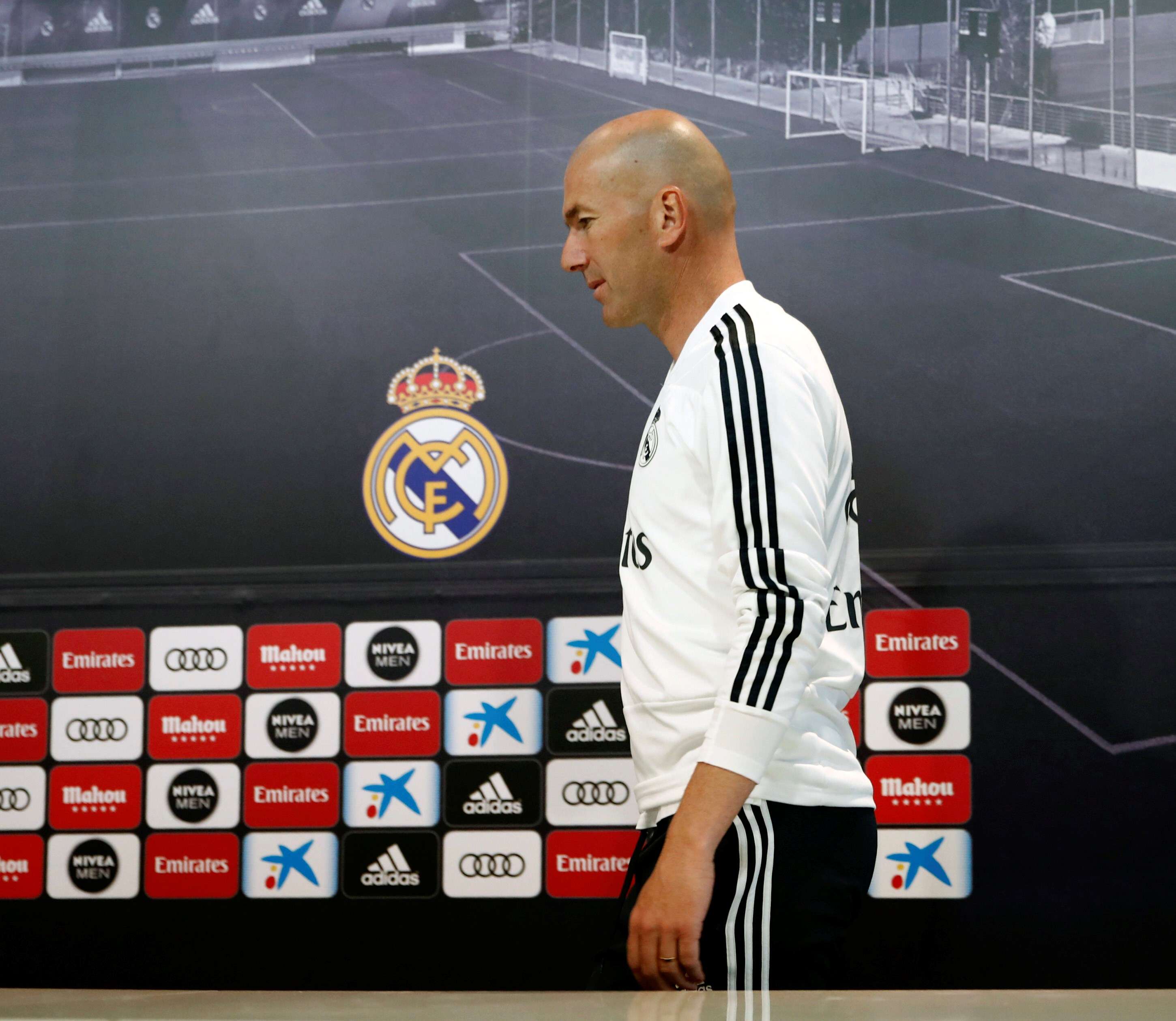 Zinedine Zidane, técnico del Real Madrid. /Efe