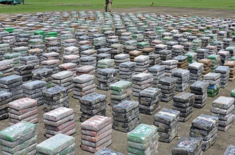 La droga venía embalada en paquetes de aproximadamente un kilo, dentro de 160 bultos. Foto: Landro Ortiz 