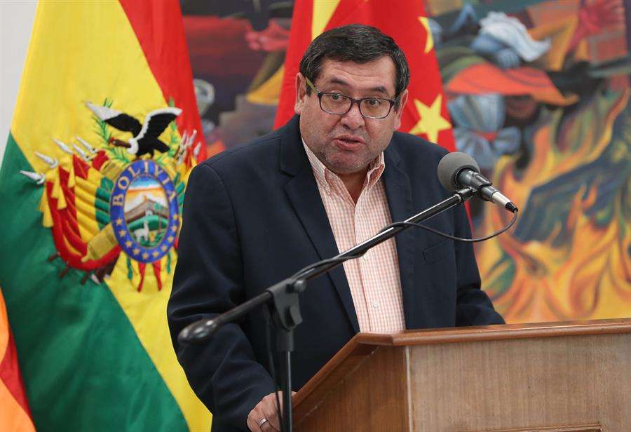 En la imagen, el ministro de Energías de Bolivia, Rafael Alarcón. EFE