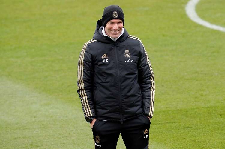 Zinedine Zidane, entrenador del Real Madrid. Foto: EFE