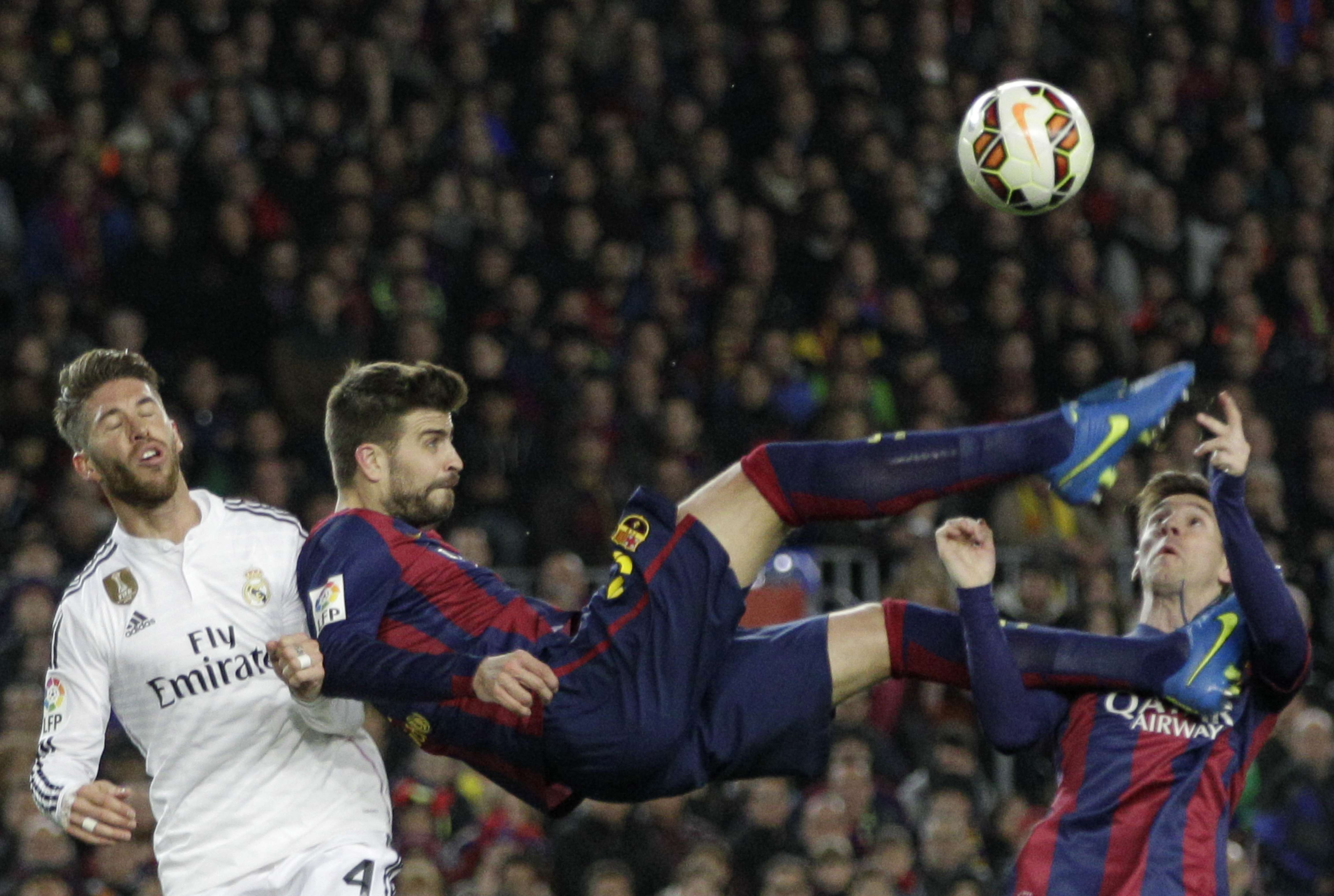 Gerard Piqué, defensa del Barcelona. Foto: AP