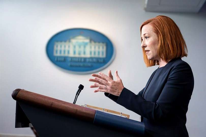 En la imagen, la portavoz de la Casa Blanca, Jen Psaki EFE