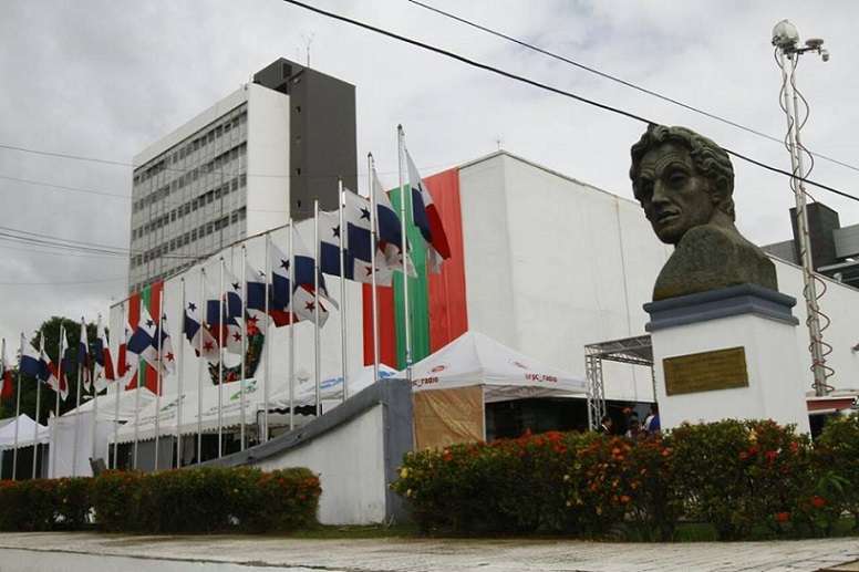 Vista externa de la Asamblea Nacional de Diputados de Panamá.