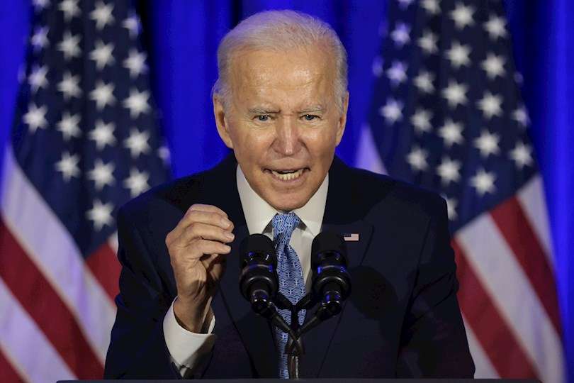 En la imagen el presidente estadounidense, Joe Biden. EFE