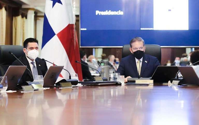 El Consejo de Gabinete, que se reunió este martes, fue encabezado por el presidente de la República, Laurentino Cortizo.