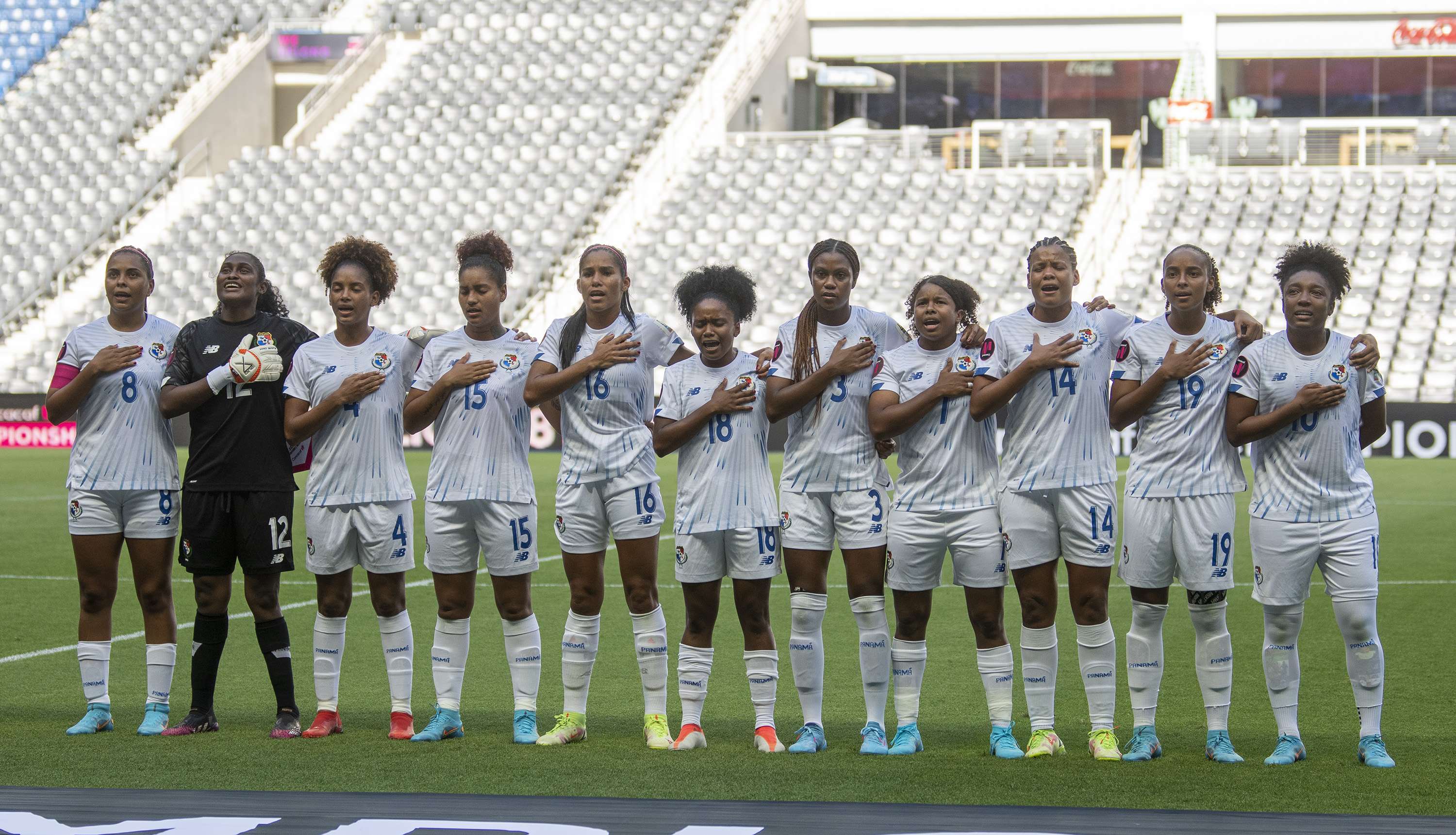 La selección femenina de Panamá, obligada a ganar. /Foto: EFE