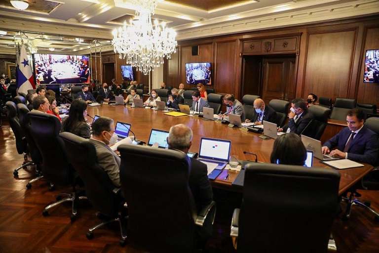 Reunión del Consejo de Gabinete.