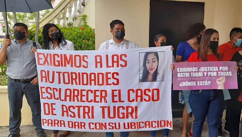Los familiares de Astri Tugrí solicitan a las autoridades del Ministerio Público que le caiga todo el peso de la ley a la persona que le causó la muerte. 