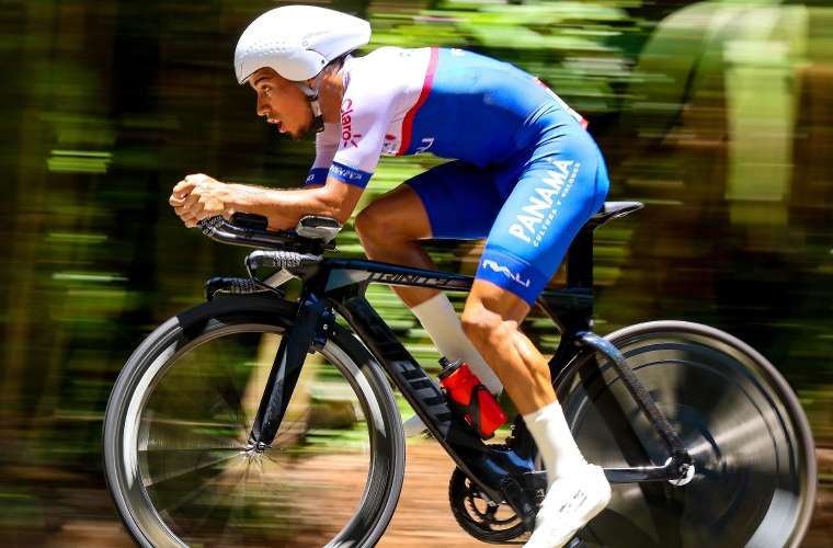 Bolívar Espinosa, primer panameño líder general del tour 2022. Foto: Fepaci