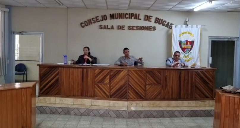 Autoridades del distrito de Bugaba, en la provincia de Chiriquí.