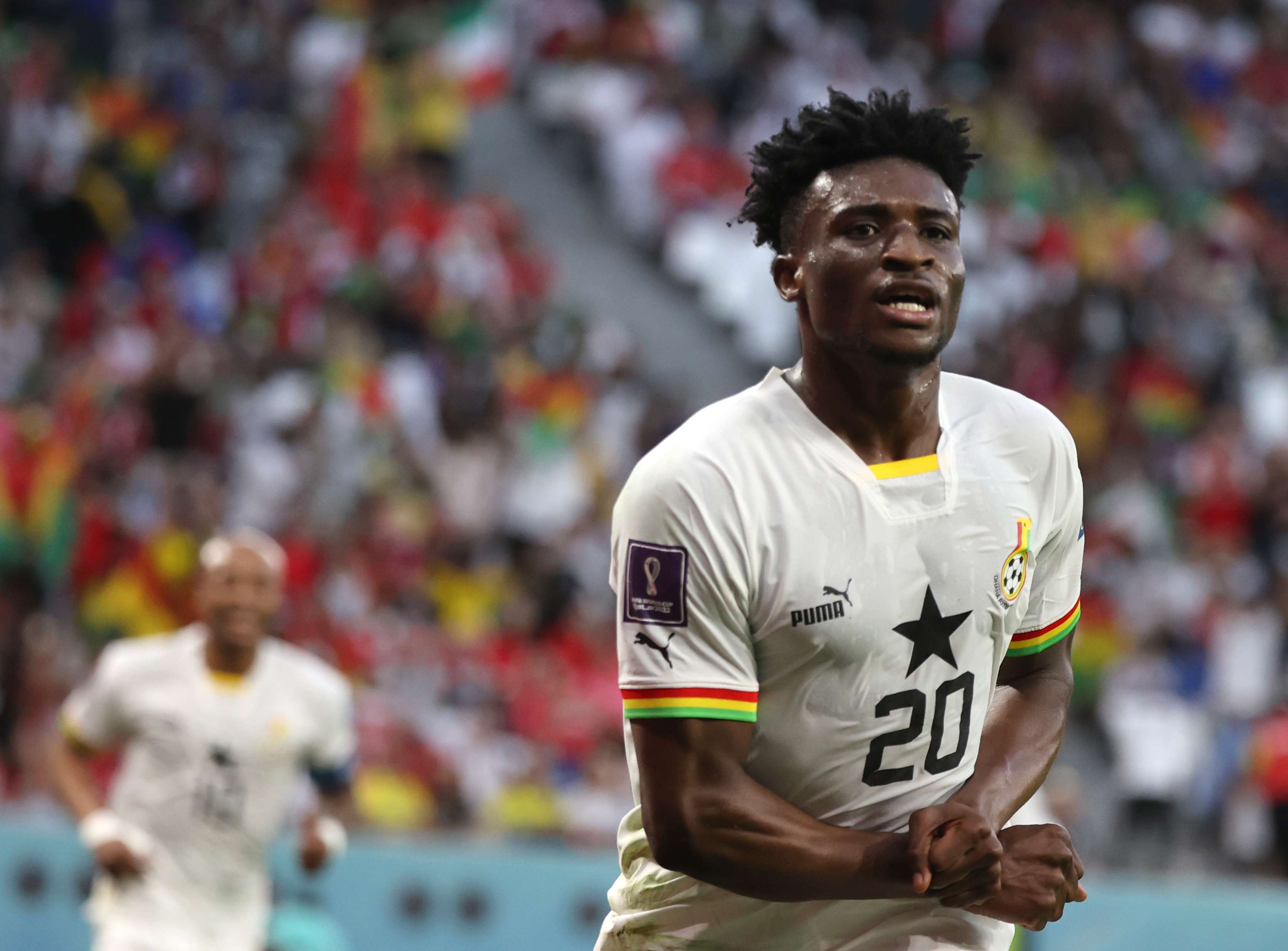 Kudus marcó doblete para Ghana. /EFE
