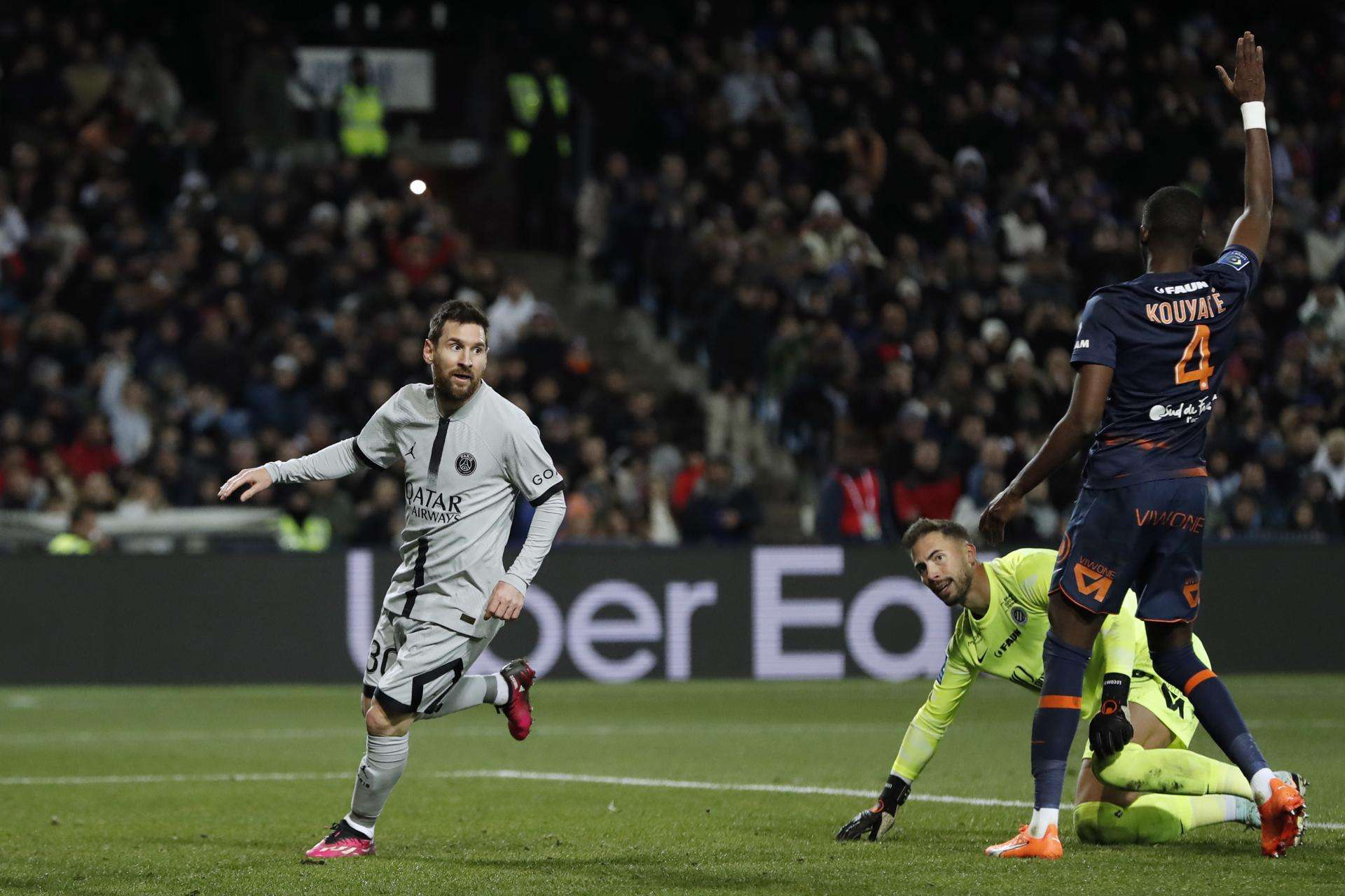 Lionel Messi festeja su gol. / EFE