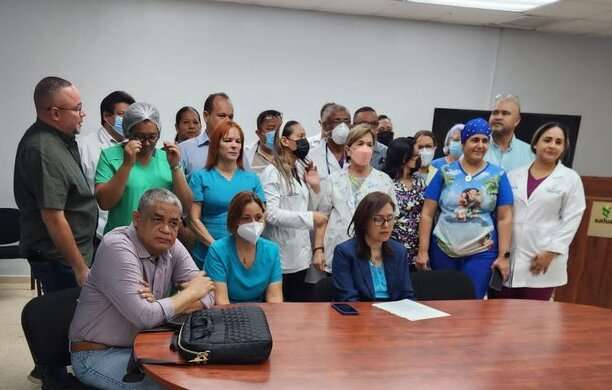 Reunión de la dirigencia médica en Chitré, Veraguas.  (Foto: Esther Rodríguez)