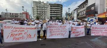 Trabajadores y proveedores de Minera Panamá piden  a las partes llegar a un acuerdo final.  (Foto- Video: Víctor Arosemena)