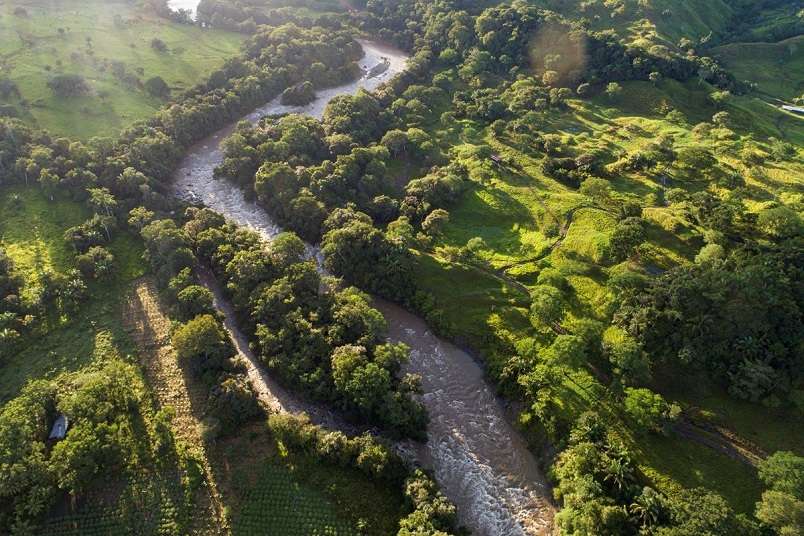  Cuenca Binacional del Río Sixaola entre Panamá y Costa Rica. Imagen: PNUD