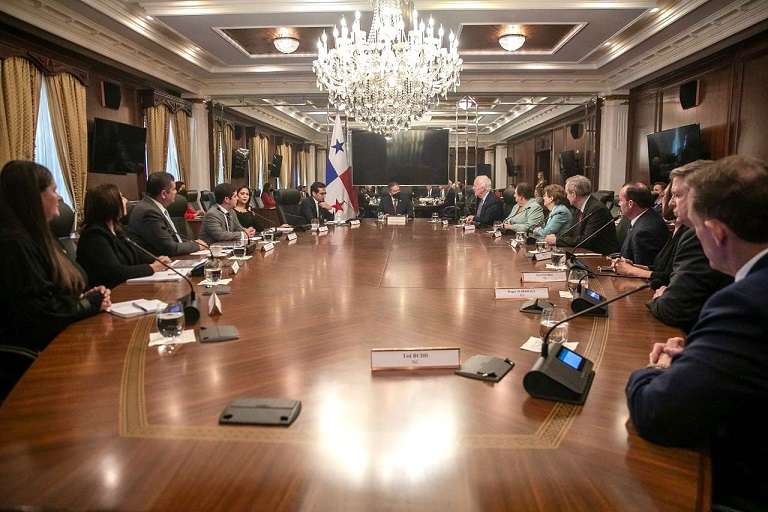 La reunión fue franca y respetuosa, en la cual se resaltó la buena relación entre ambos países, dijo el presidente Laurentino Cortizo.