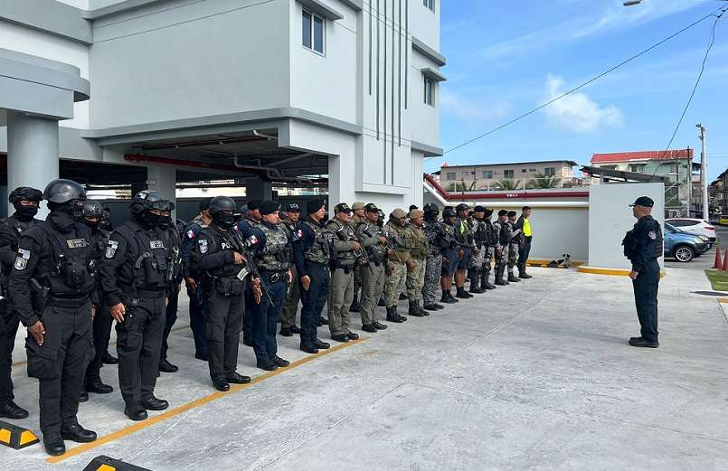 Más de 300 agentes custodiarán la provincia de Colón durante la Semana Santa.