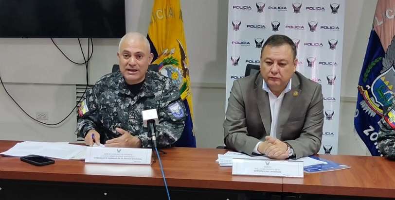 El comandante general de la Policía Nacional de Ecuador, Fausto Salinas, detalló en una rueda de prensa que la detención se realizó en una zona del norte de la ciudad de Guayaquil.