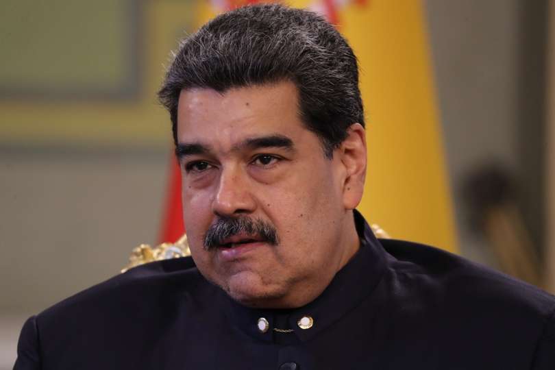 Fotografía de archivo en la que se registró al presidente de Venezuela, Nicolás Maduro, en Caracas (Venezuela). EFE
