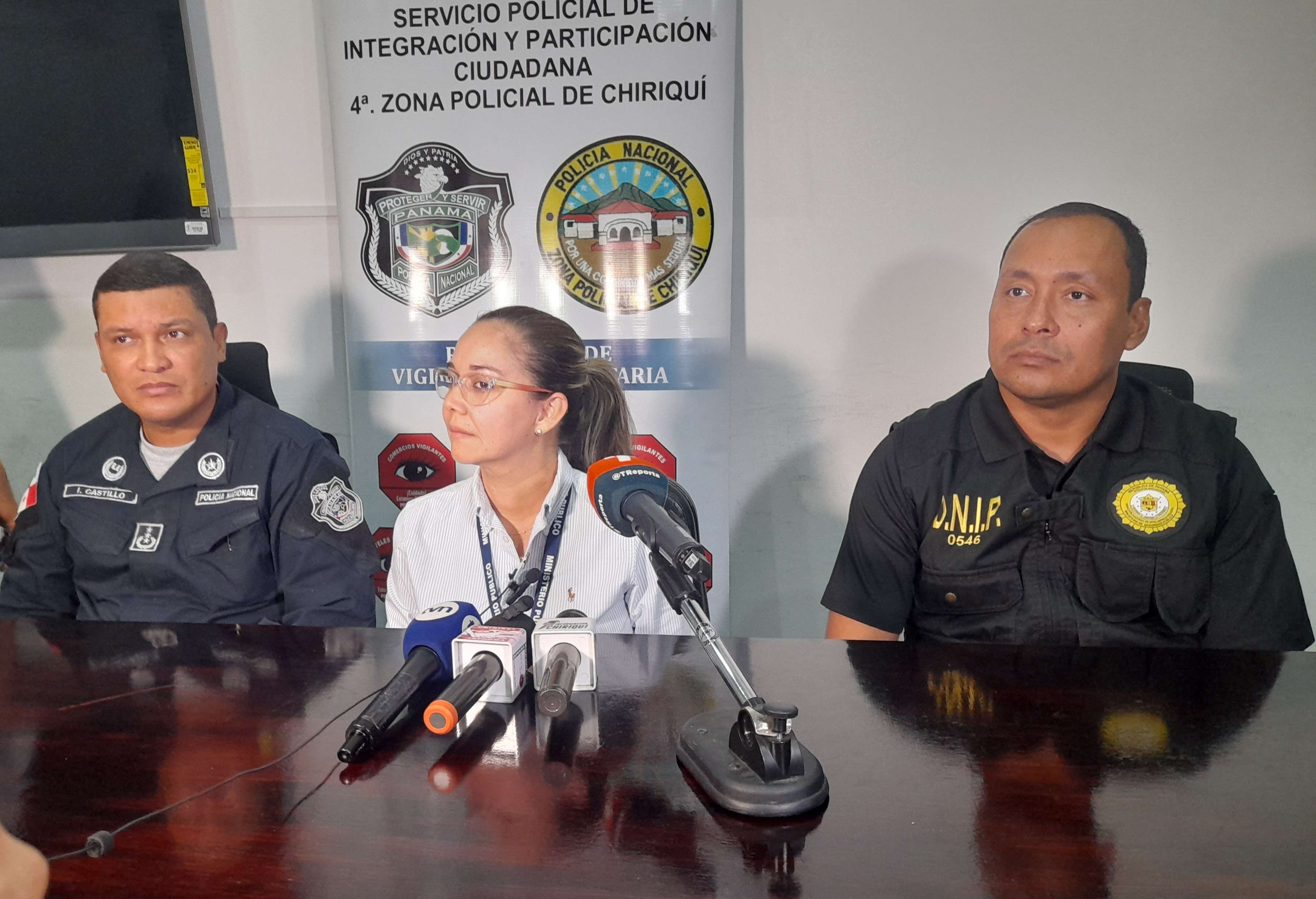 Autoridades del Ministerio Público y la Policía Nacional brindan detalles sobre el operativo &quot;Gaspar&quot;.