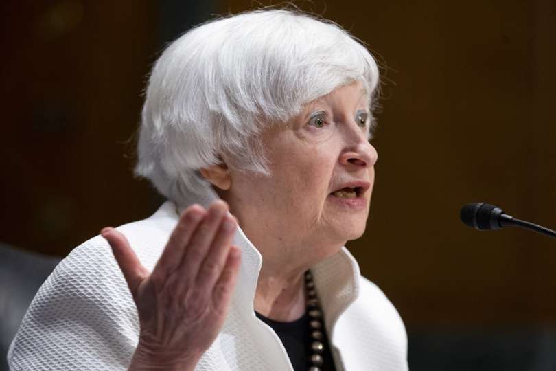 La secretaria del Tesoro de Estados Unidos, Janet Yellen, en una fotografía de archivo. EFE