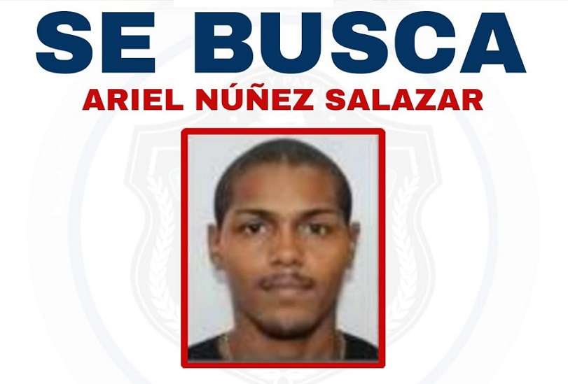 Ariel Núñez Salazar, buscado por secuestro.