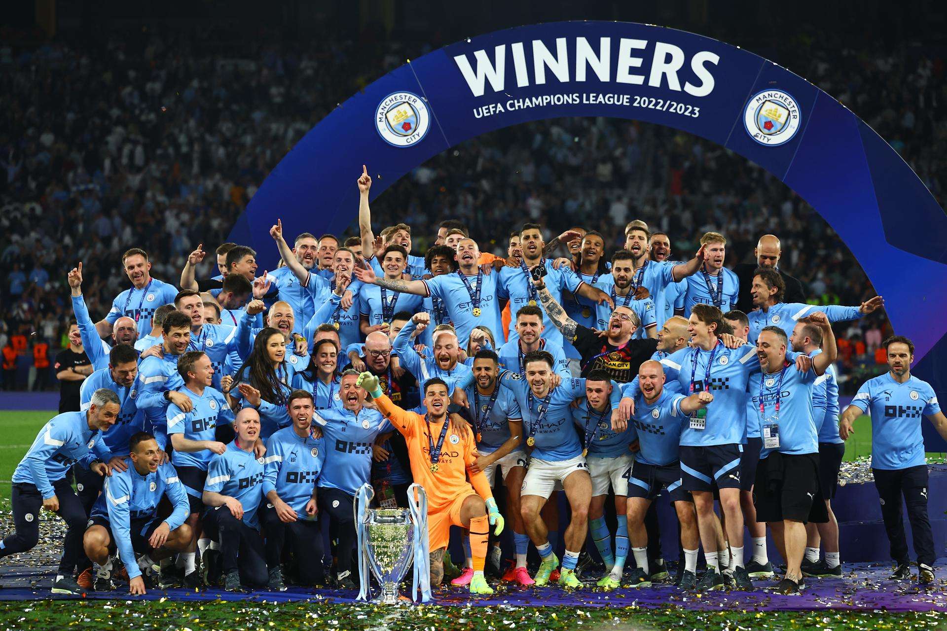 Manchester City, campeón de Europa. / EFE
