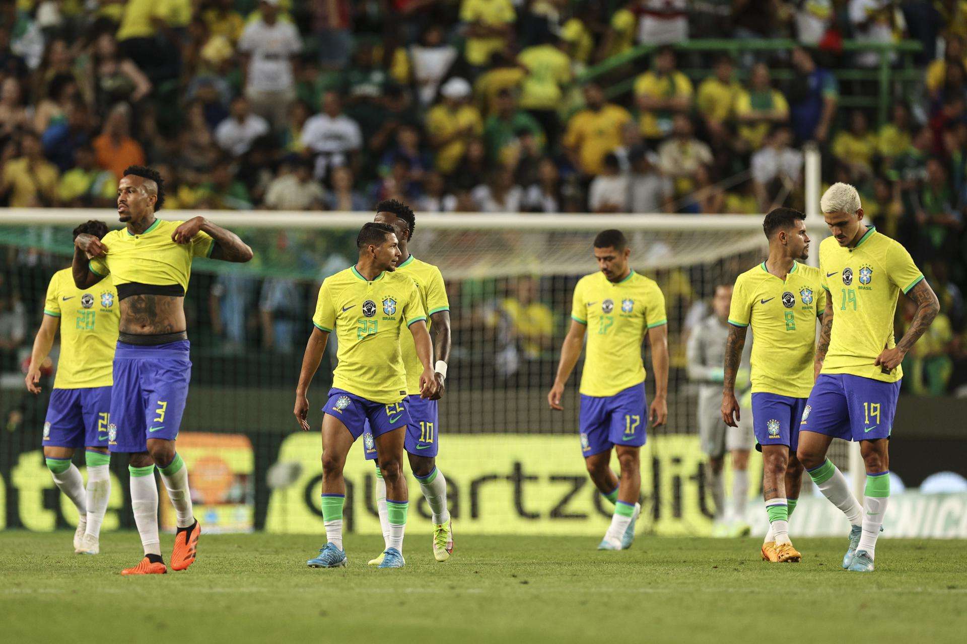 La selección brasileña decepcionó. /EFE