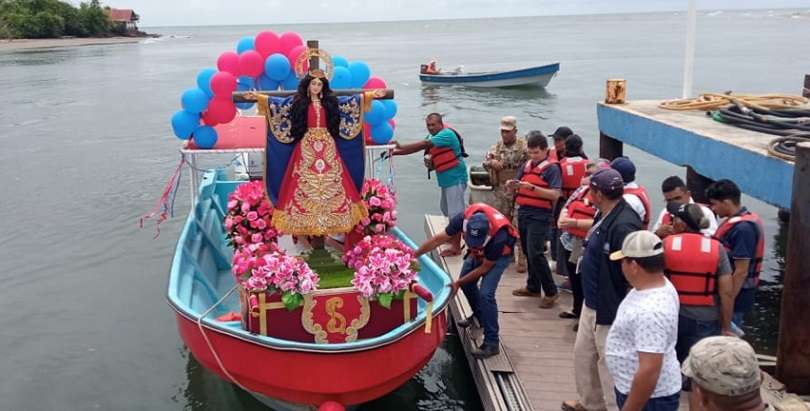  Las celebraciones para La Moñon iniciaron esta semana con el recorrido desde el puerto de Mensabé