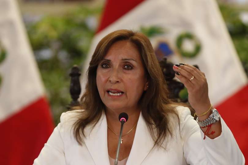 Presidenta del Perú, Dina Boluarte. EFE