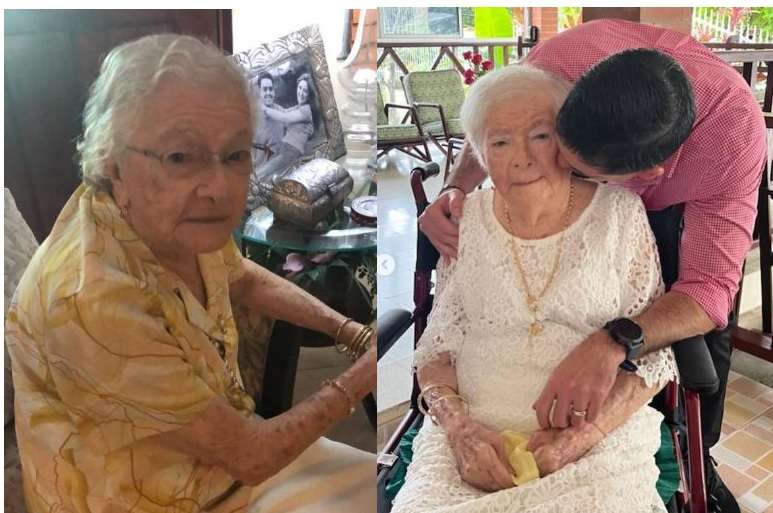 El vicepresidente José Gabriel Carrizo compartió dos fotografía de su abuela junto a un emotivo mensaje. 
