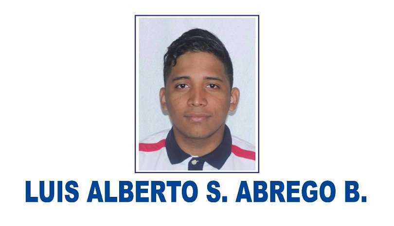 Luis Alberto Santiago Ábrego Ballestero, desaparecido.
