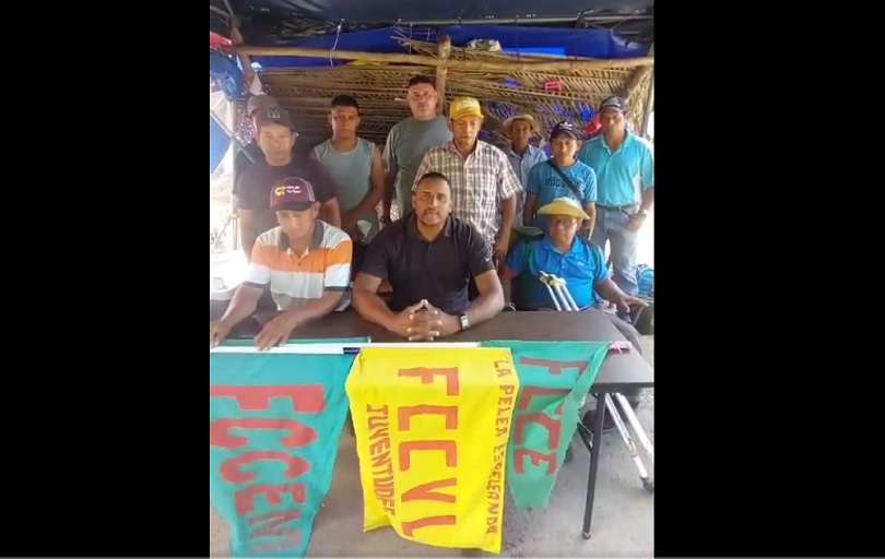 Dirigentes del Frente Campesino Contra los Embalses y la Minería ( FCCEM ) y del Frente Campesino Coclesano Victoriano Lorenzo (FCCVL), entre otros