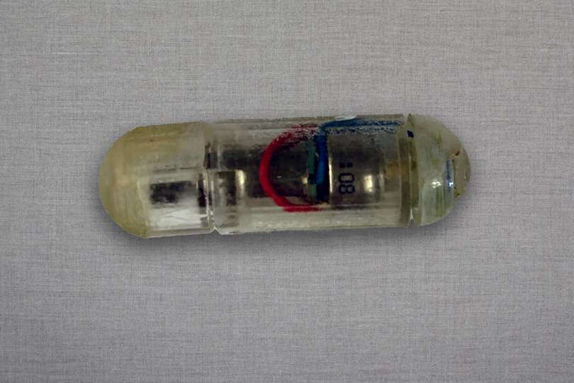 Los ingenieros del MIT han diseñado una cápsula ingerible que vibra dentro del estómago. Foto cortesía / MIT News