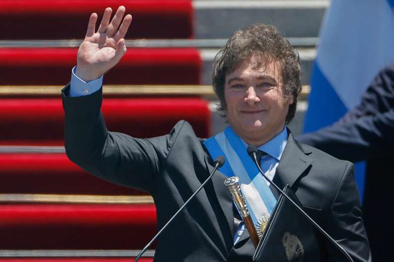 Ppresidente de Argentina, Javier Milei. EFE / Foto: Archivo