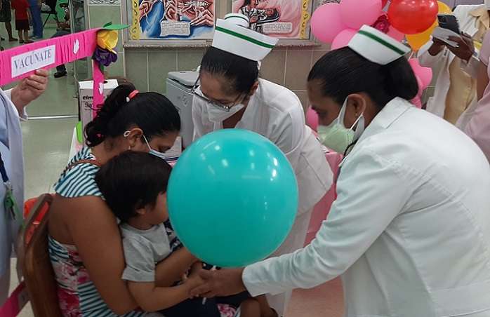 Las autoridades de salud de Herrera esperan vacunar contra el sarampión a un total de 5,762 niños.