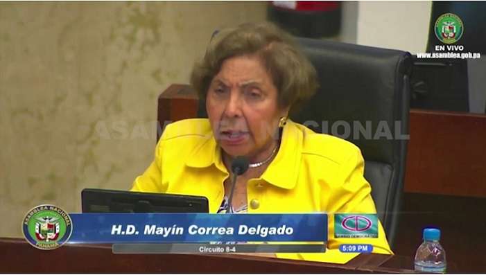 Diputada Mayín Correa.