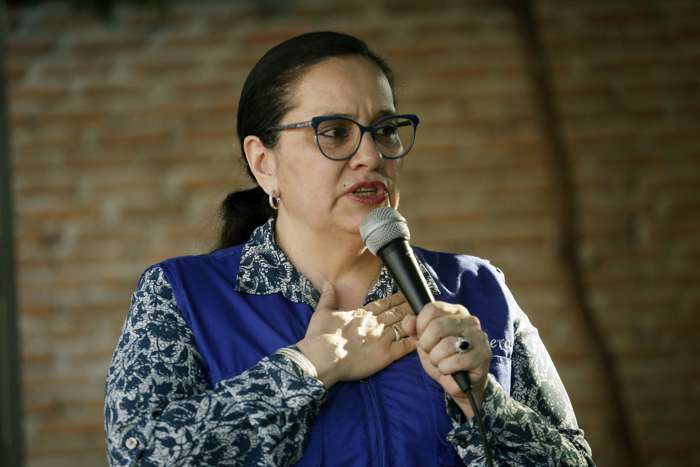 Ana García, esposa del expresidente de Honduras Juan Orlando Hernández (2014-2022).  EFE /  Archivo
