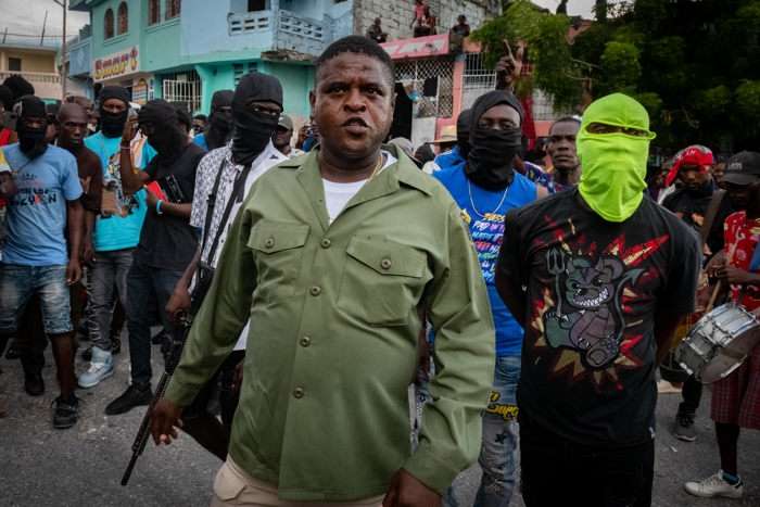 Jefe de la poderosa banda armada haitiana G9 Jimmy Cherisier, alias ´Barbecue´. EFE / Archivo