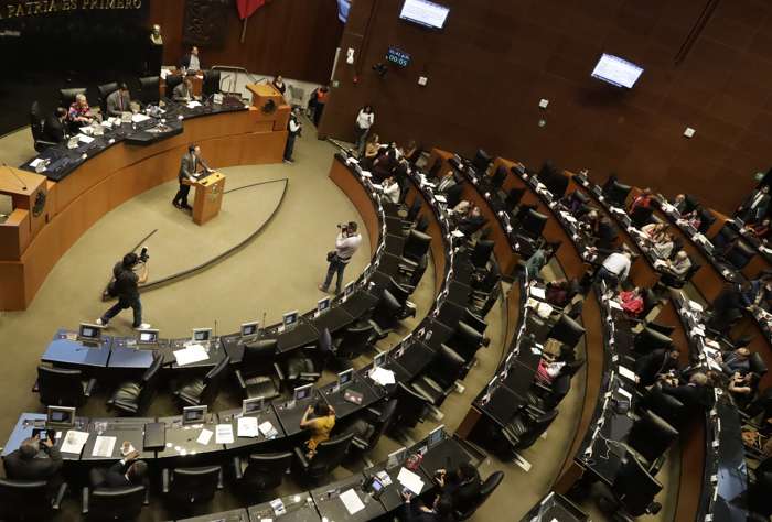 Vista general de una sesión plenaria del Senado de México, en la Ciudad de México (México). EFE / Archivo
