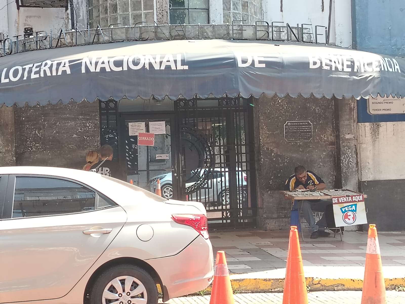La sucursal de la LNB en San Felipe está cerrada como parte de las medidas del paro.