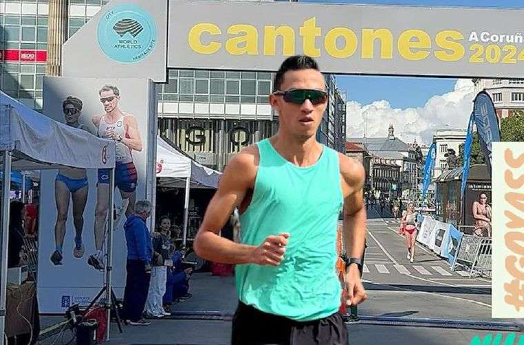 Yasir Cabrera, atleta panameño de los 20 kilómetros marcha. Foto: COP