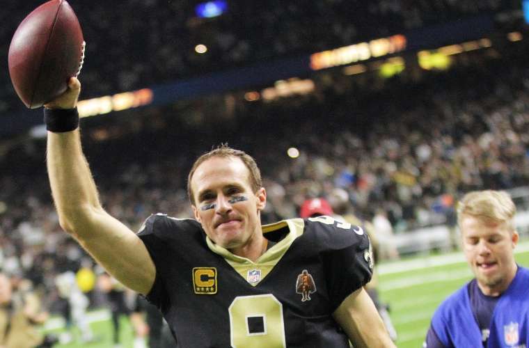 Drew Brees, quarterback de los New Orleans Saints. Foto: EFE