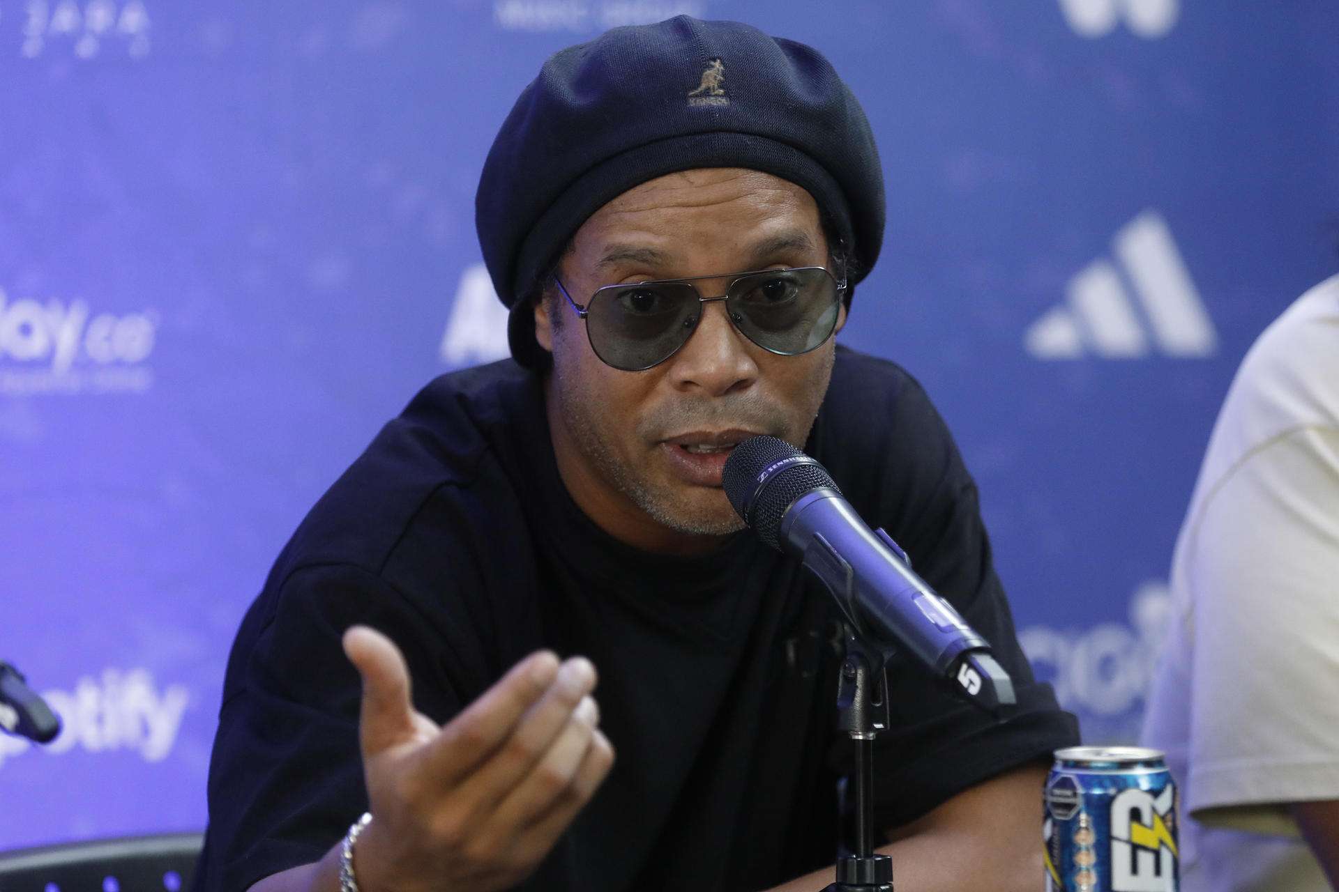 Ronaldinho Gaúcho, durante una rueda de prensa. /Foto: EFE